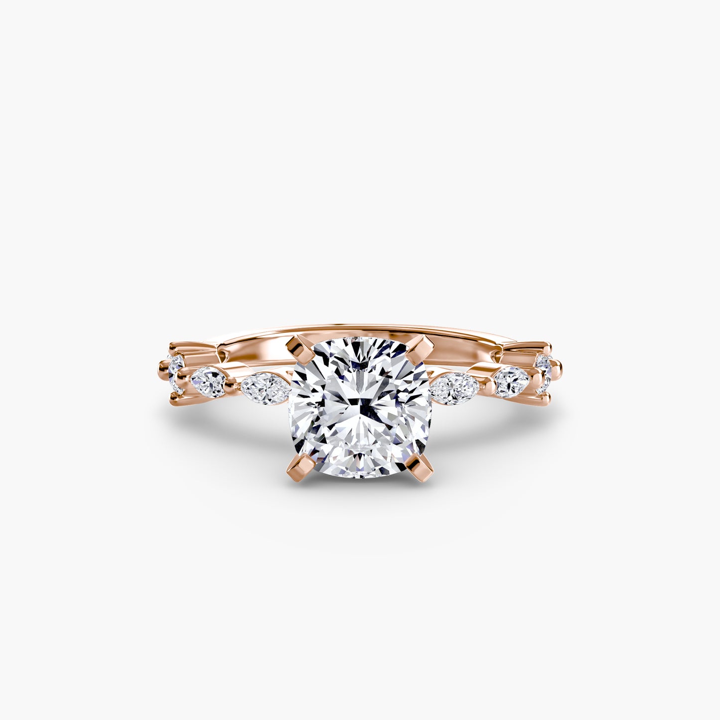 Solitaire with Eternity Pavé