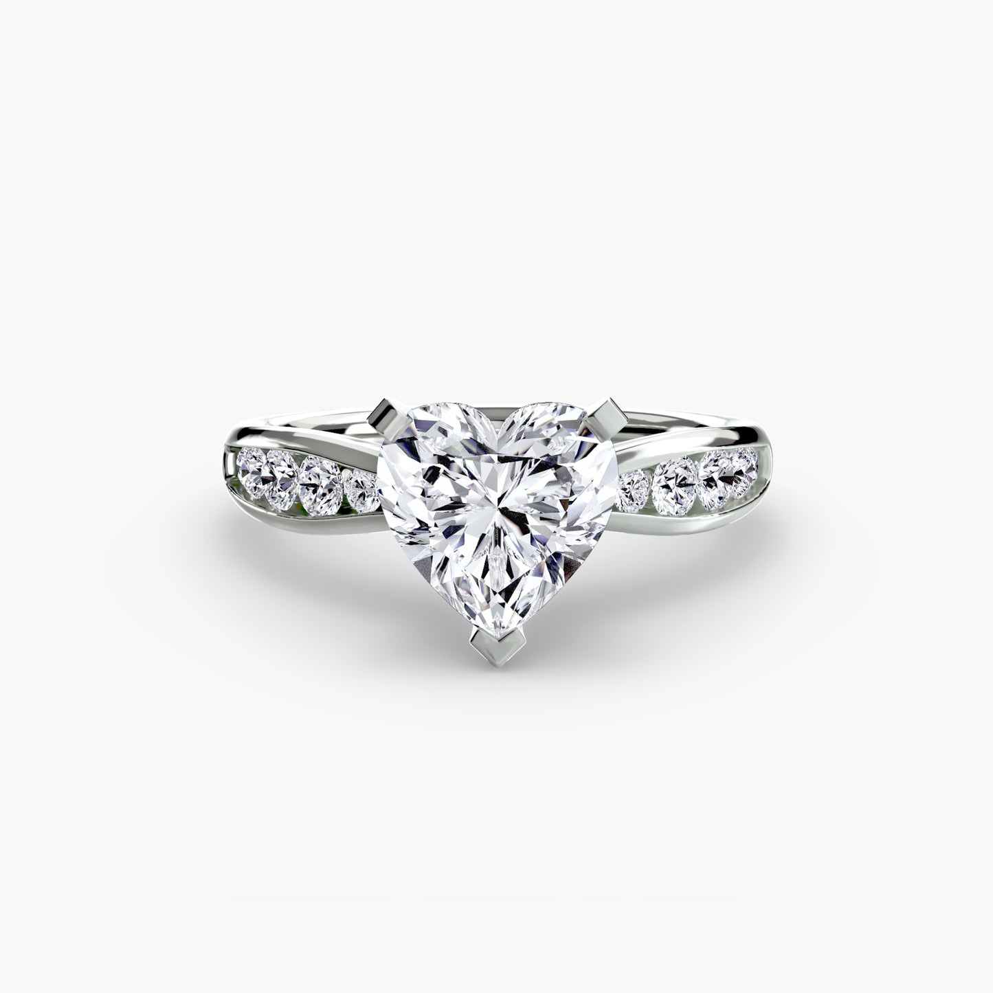 Solitaire with Pavé 3