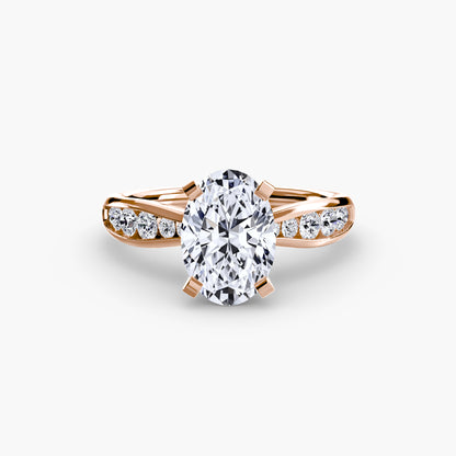 Solitaire with Pavé 3