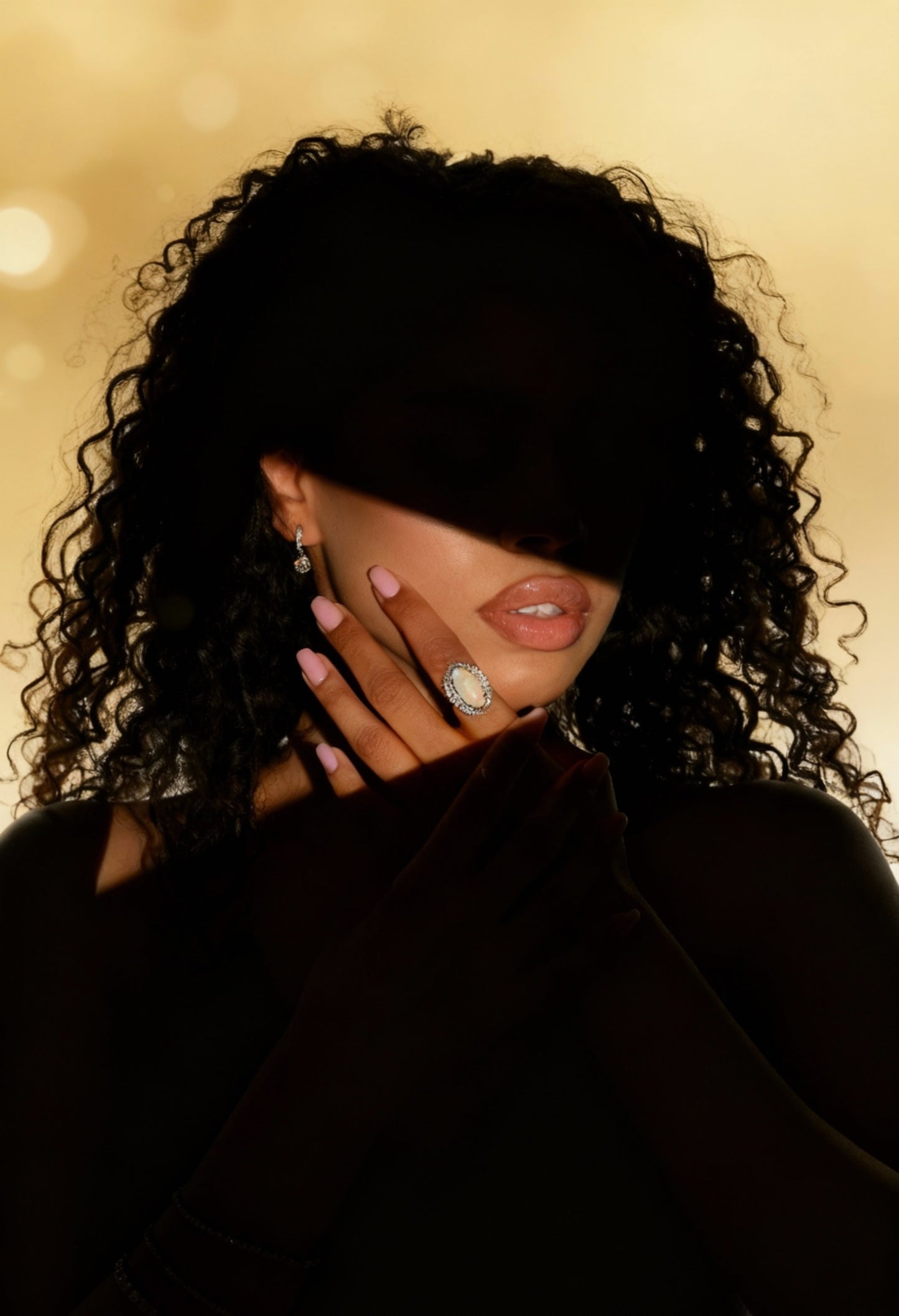 Oval Opal Cabochon & Diamond Halo Ring in 18k White Gold